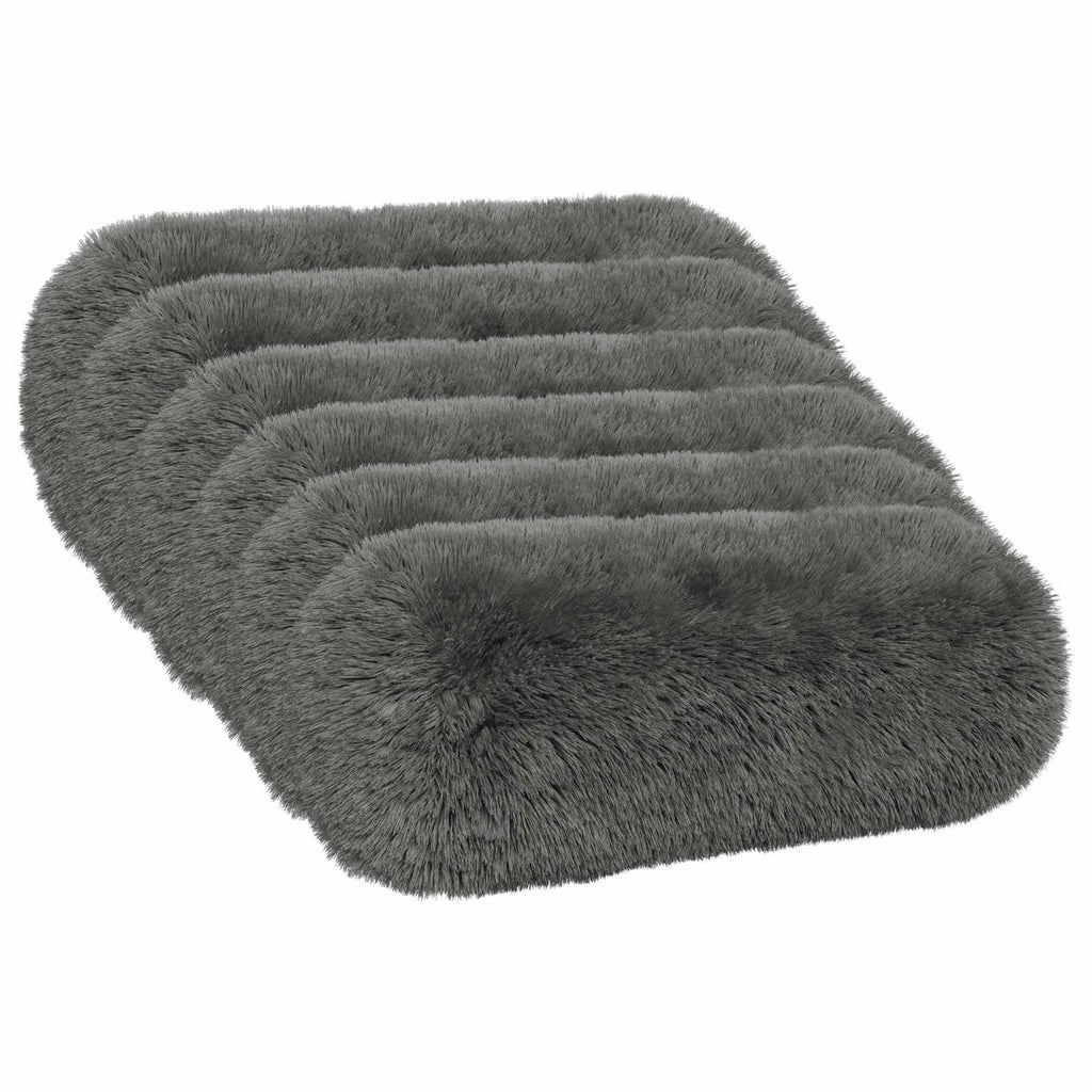 vidaXL Poszewka na poduszkę 6 pcs HEERLEN jasnoszary Ø 15 x 40 cm
