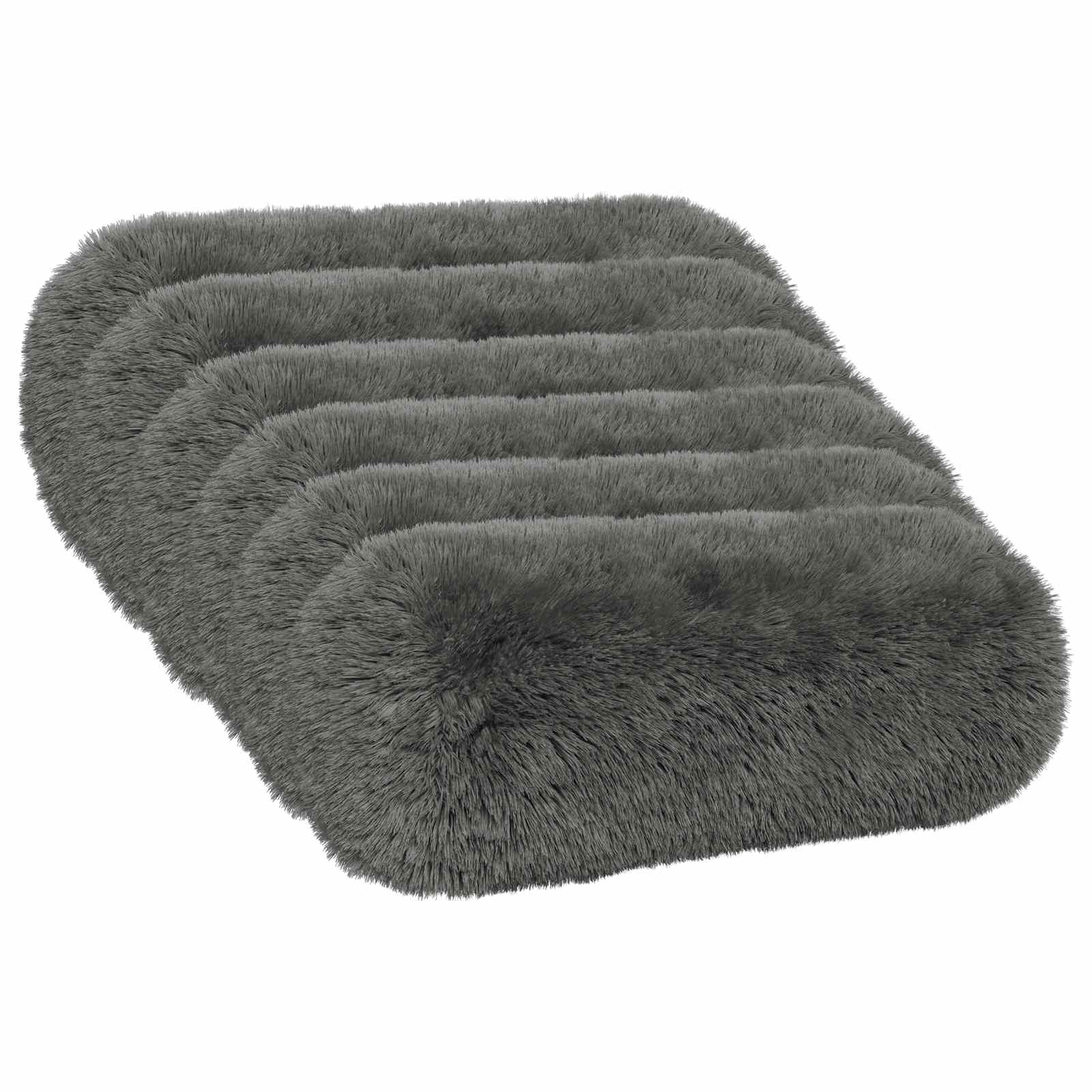vidaXL Poszewka na poduszkę 6 pcs HEERLEN jasnoszary Ø 15 x 40 cm