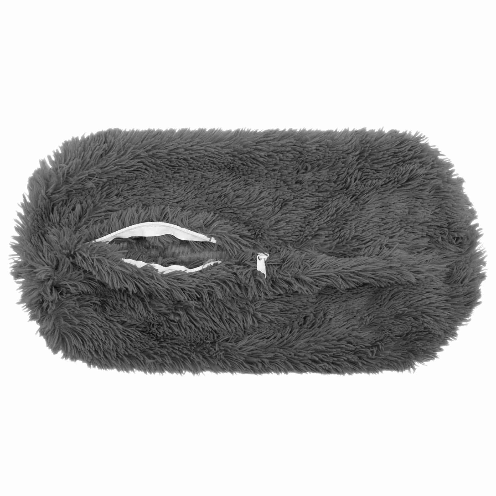 vidaXL Poszewka na poduszkę 6 pcs HEERLEN jasnoszary Ø 15 x 40 cm