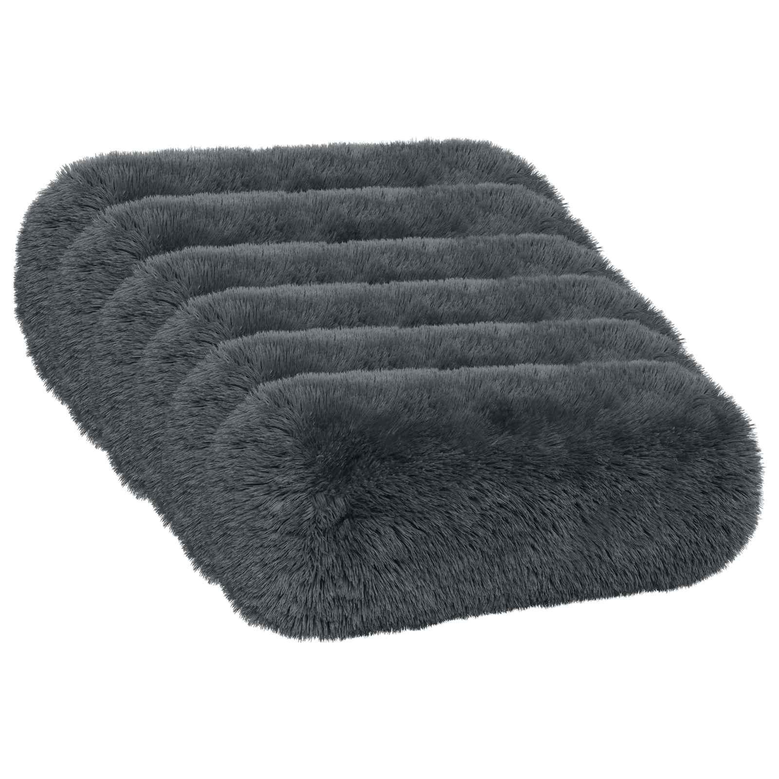 vidaXL Poszewka na poduszkę 6 pcs HEERLEN antracytowy Ø 15 x 40 cm