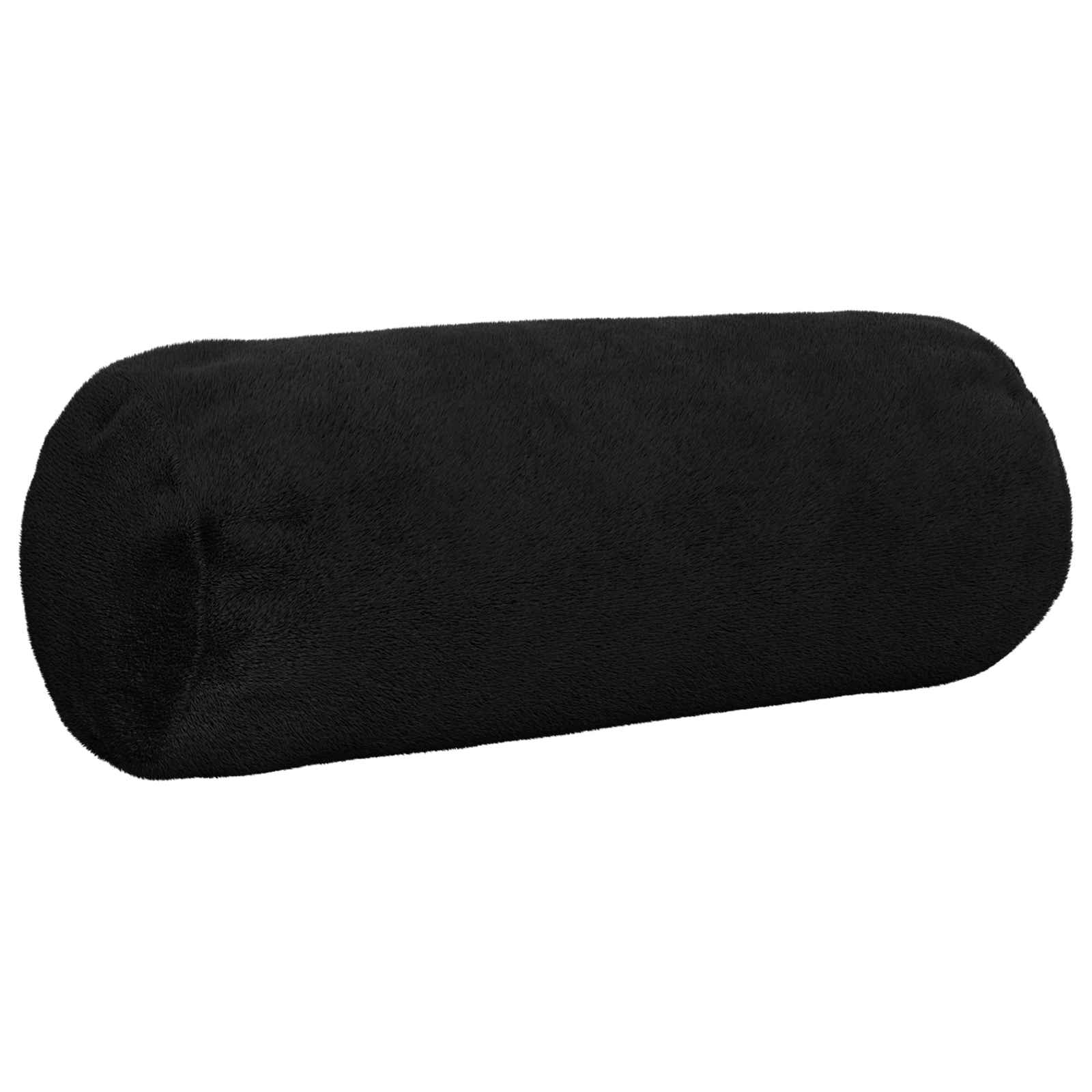 vidaXL Poszewka na poduszkę 6 pcs HEERLEN Czarny Ø 15 x 40 cm Flanela