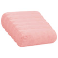vidaXL Poszewka na poduszkę 6 pcs HEERLEN różowy Ø 15 x 40 cm Flanela