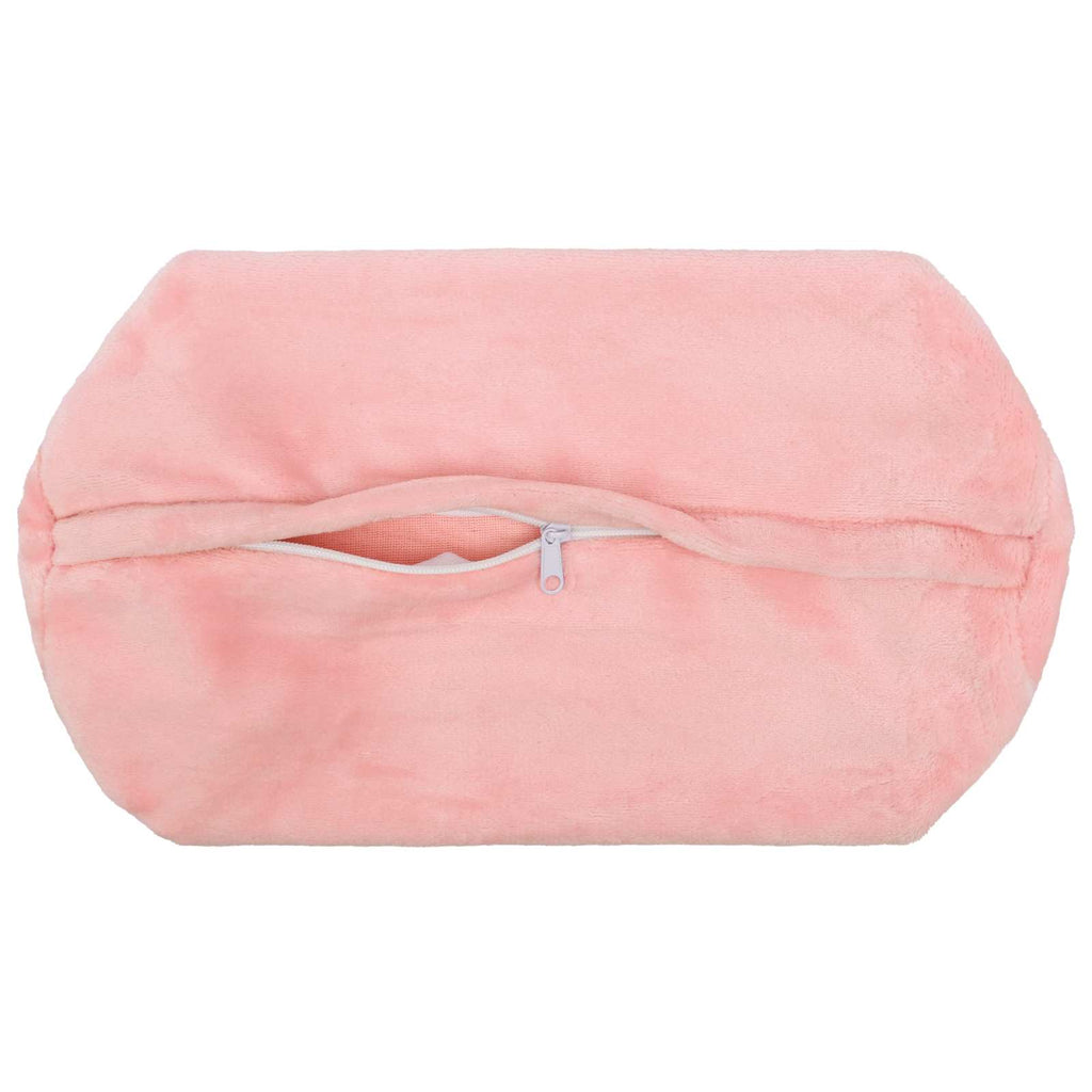vidaXL Poszewka na poduszkę 6 pcs HEERLEN różowy Ø 15 x 40 cm Flanela
