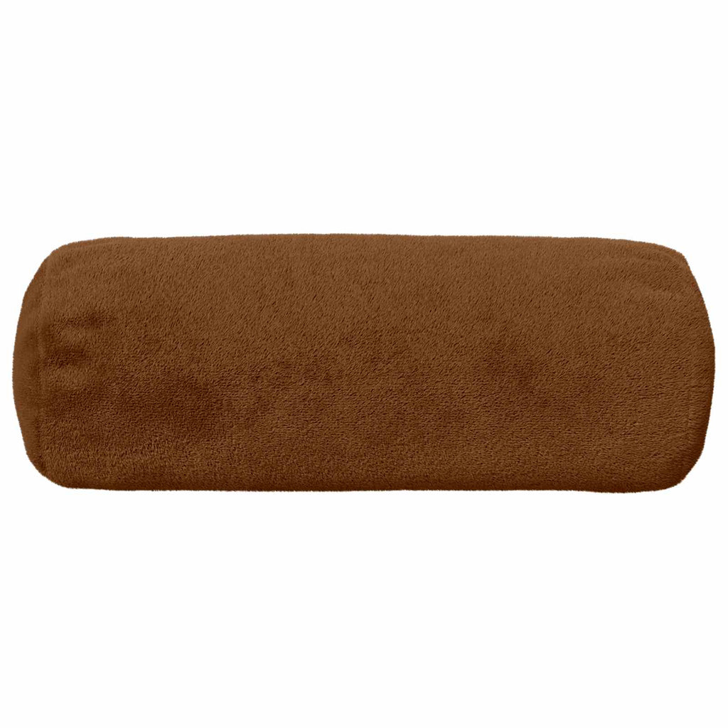 vidaXL Poszewka na poduszkę 2 pcs HEERLEN Jasny Brąz Ø 15 x 40 cm