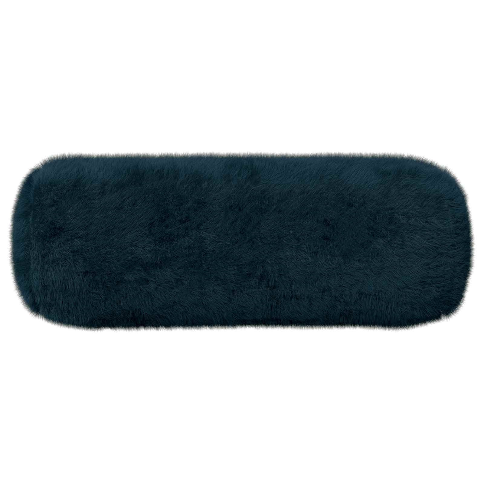vidaXL Poszewka na poduszkę 2 szt. HEERLEN Granatowy Ø 15 x 40 cm