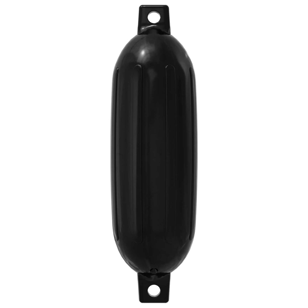 vidaXL Fendery łodzi 2 szt. Ø 14 x 50 cm Czarny PVC