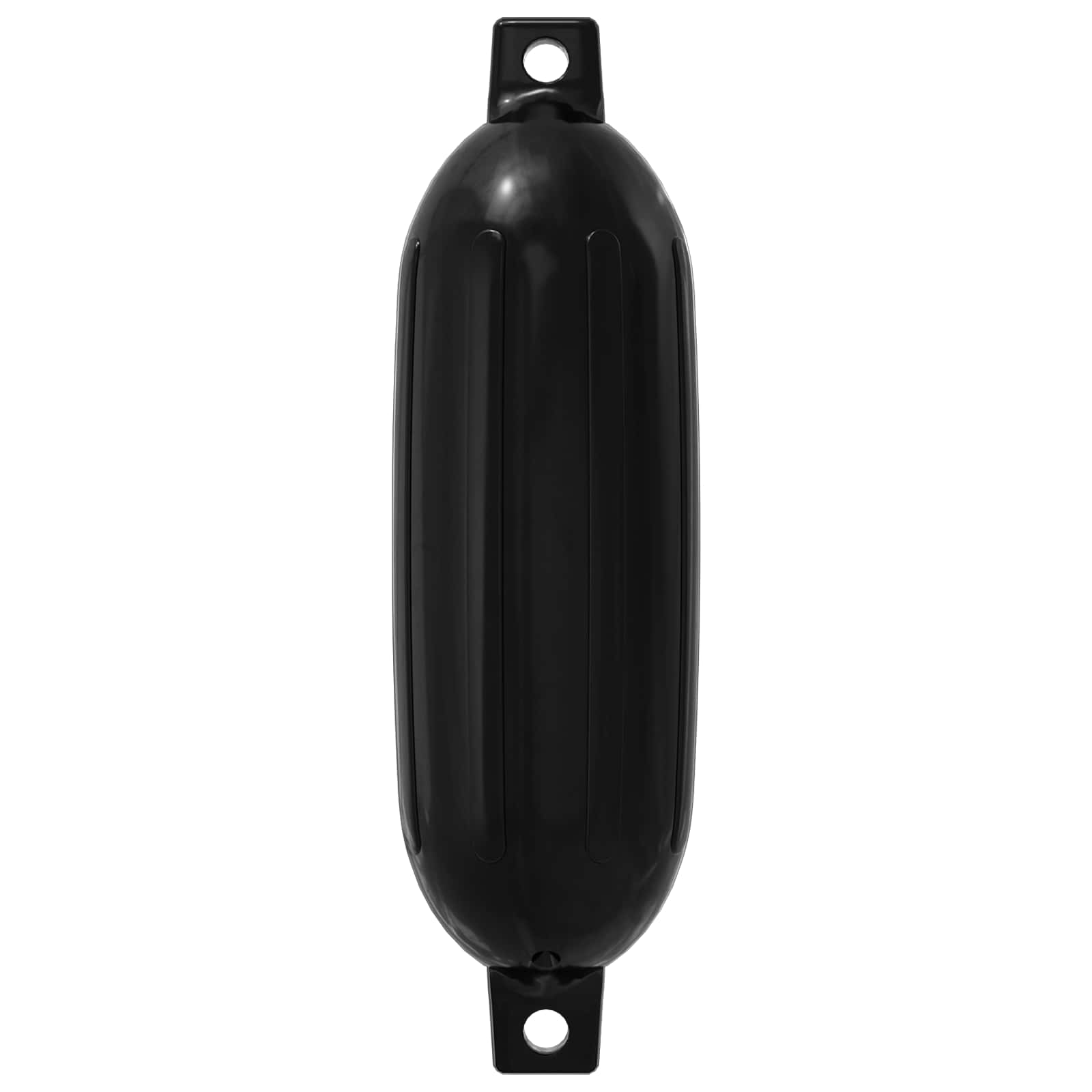 vidaXL Fendery łodzi 2 szt. Ø 14 x 50 cm Czarny PVC