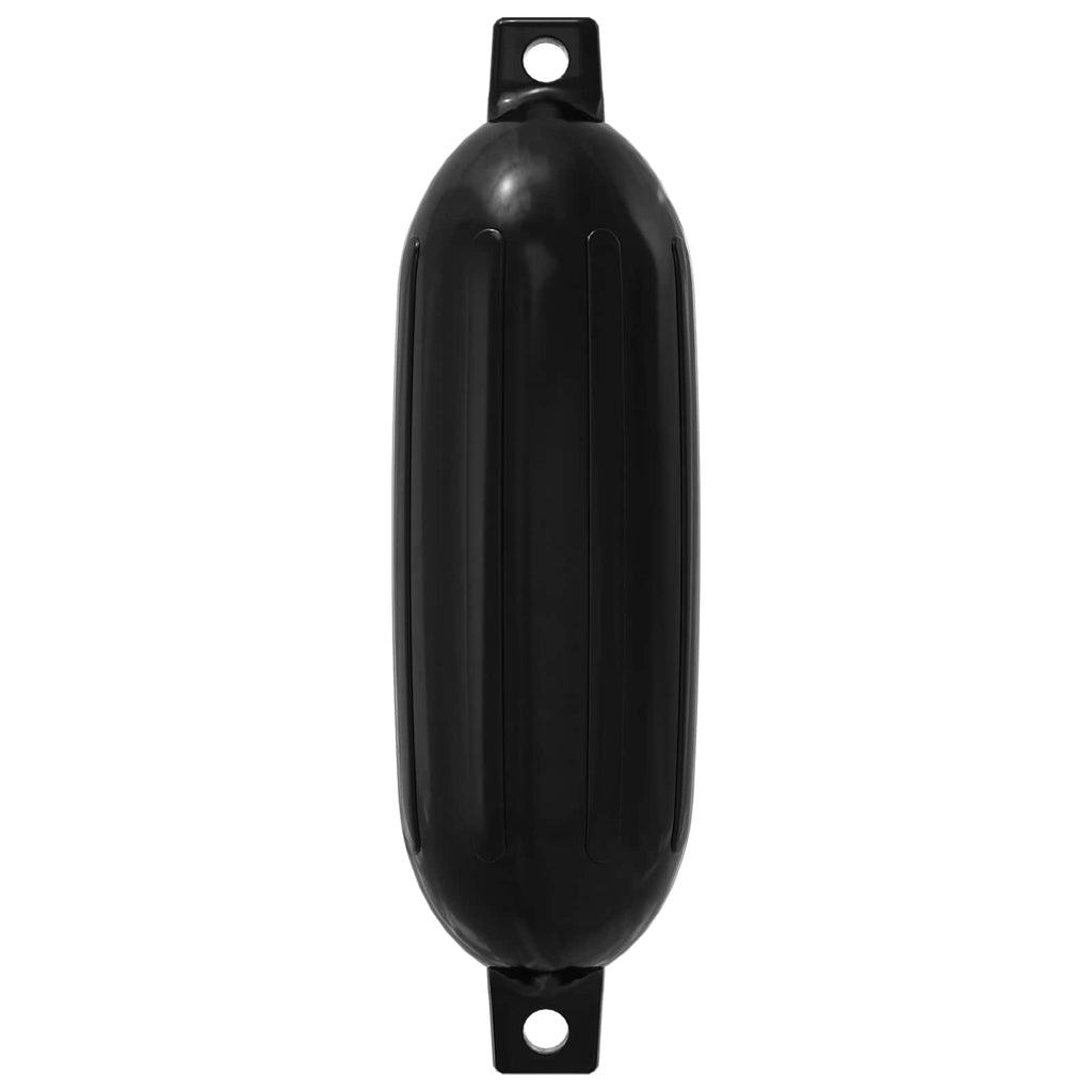 vidaXL Fendery łodzi 2 szt. Ø 14 x 50 cm Czarny PVC