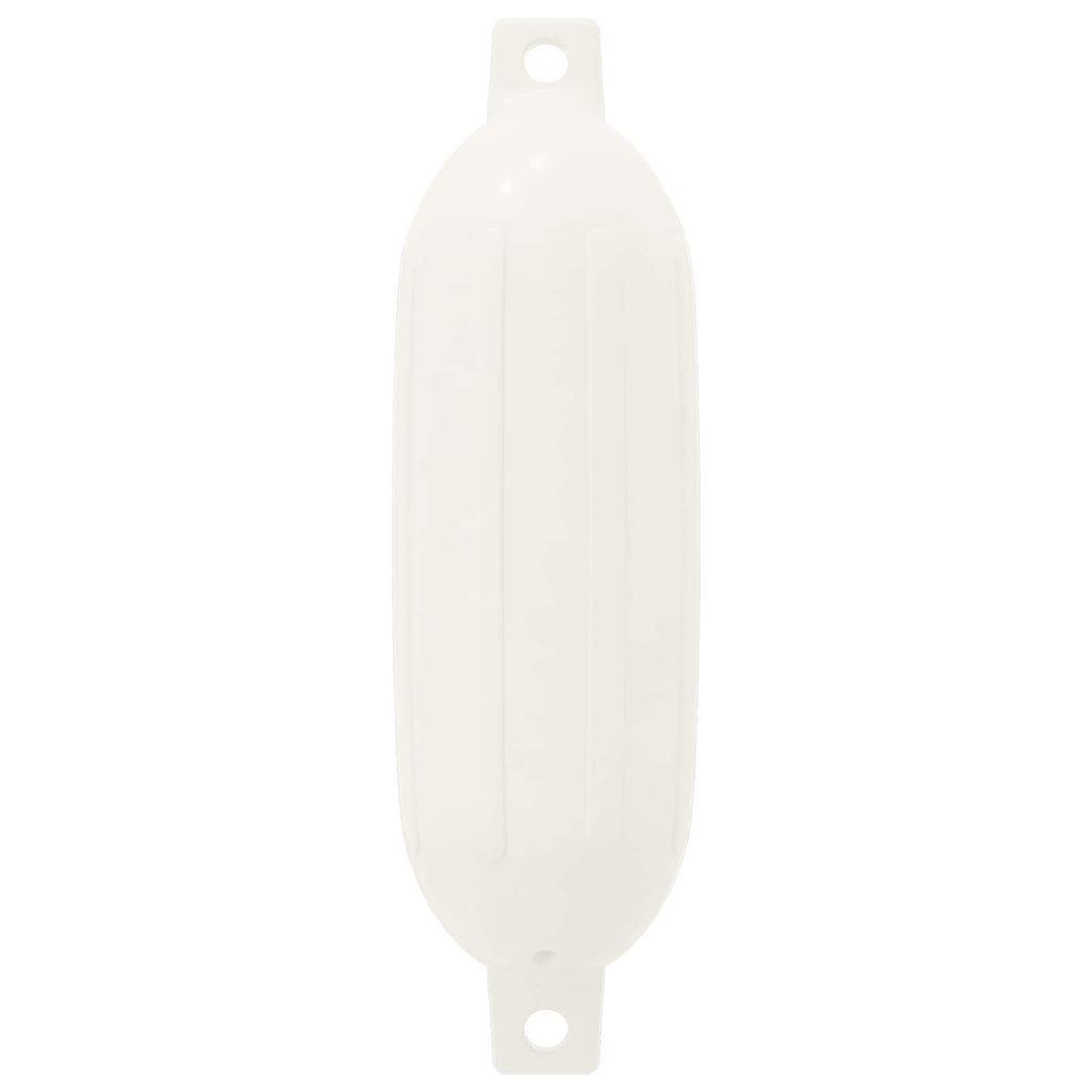 vidaXL Fendery łodzi 2 szt. Ø 11 x 40 cm Biały PVC