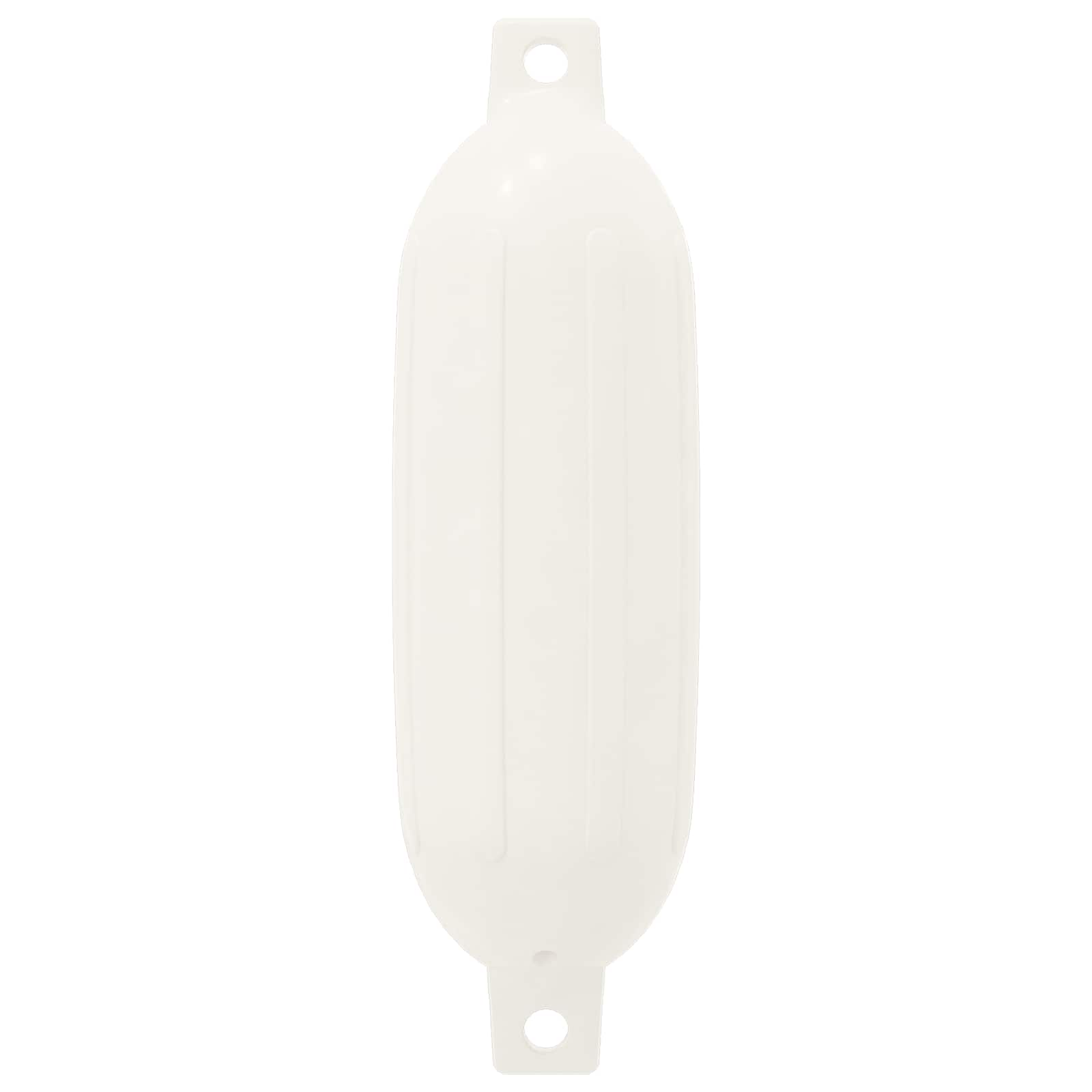 vidaXL Fendery łodzi 2 szt. Ø 11 x 40 cm Biały PVC