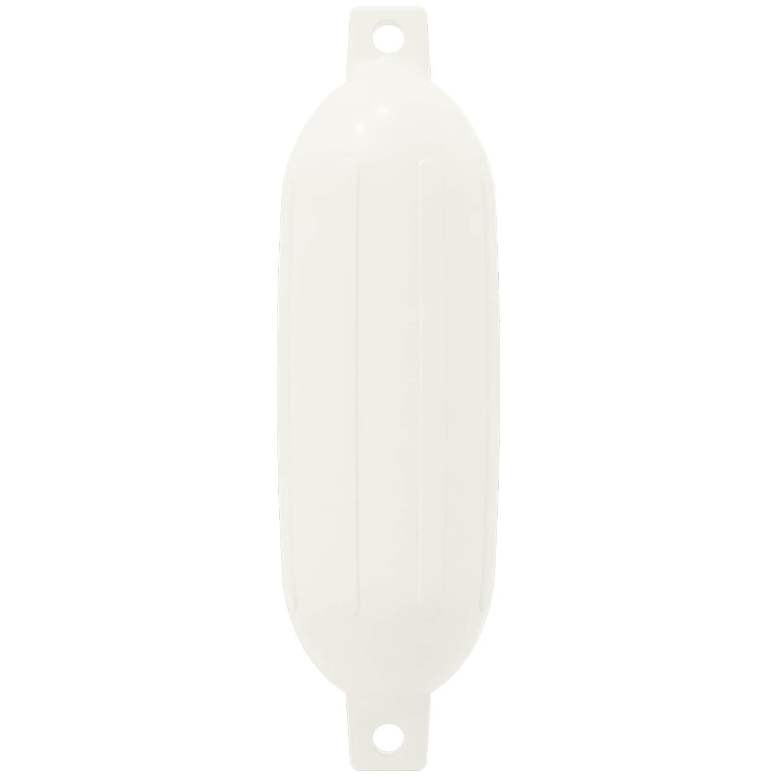 vidaXL Fendery łodzi 2 szt. Ø 11 x 40 cm Biały PVC