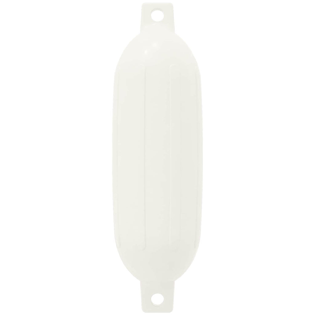 vidaXL Fendery łodzi 2 szt. Ø 16 x 58 cm Biały PVC