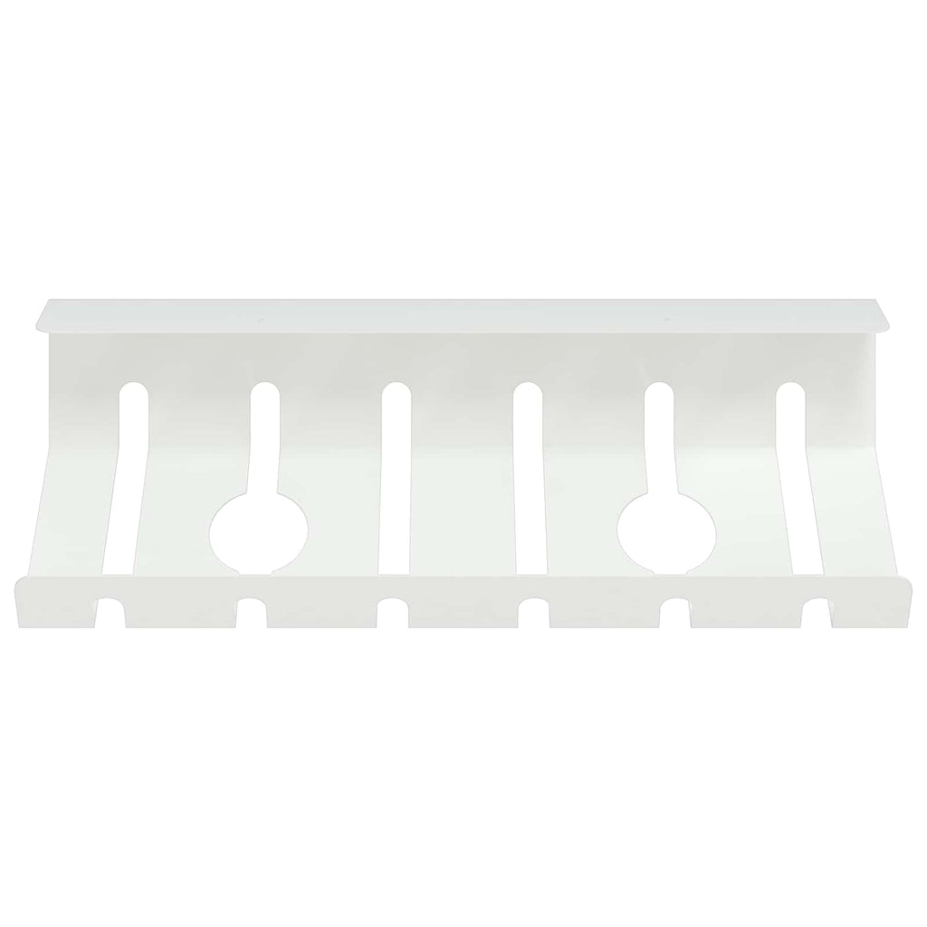 vidaXL Miska do zarządzania kablami pod biurkiem 2 szt. Biały