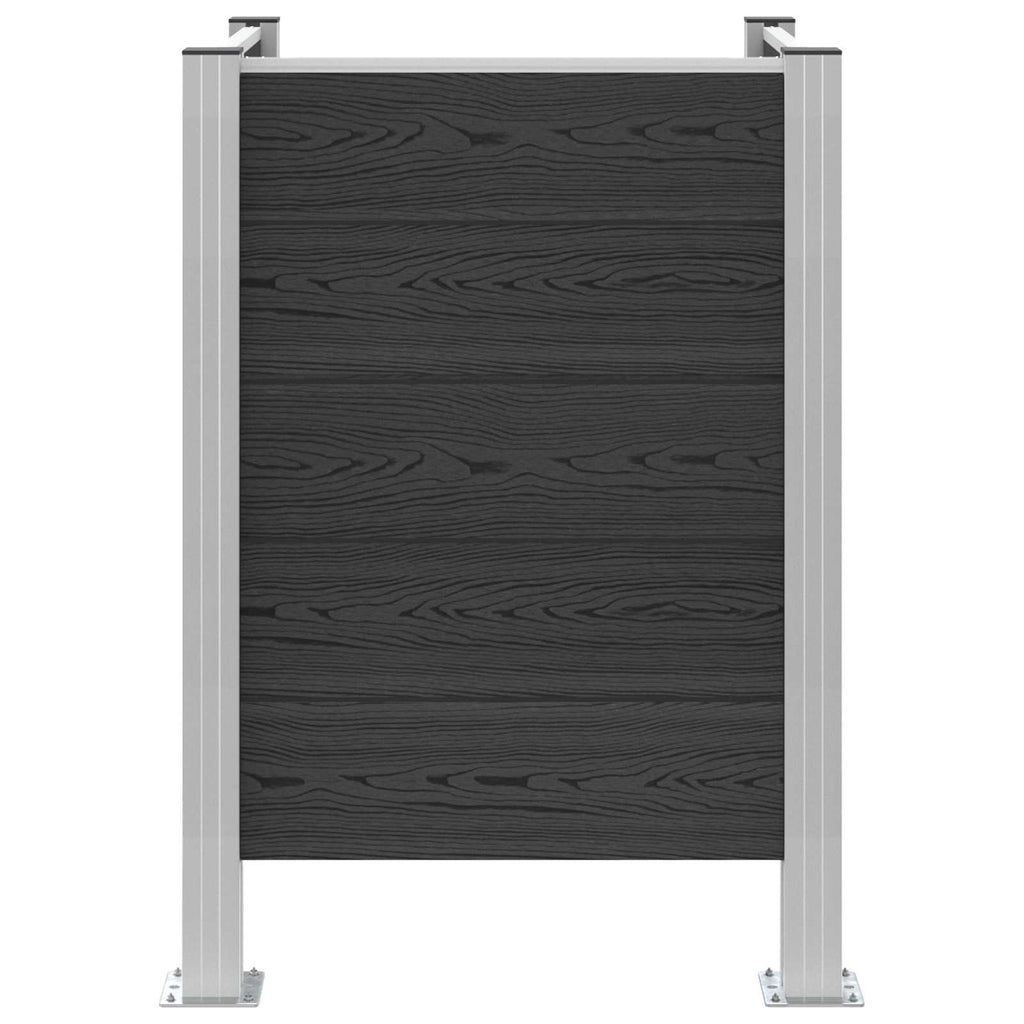vidaXL Ogrodzenie na Kosz na Śmieci Szary 85 x 85 x 115 cm