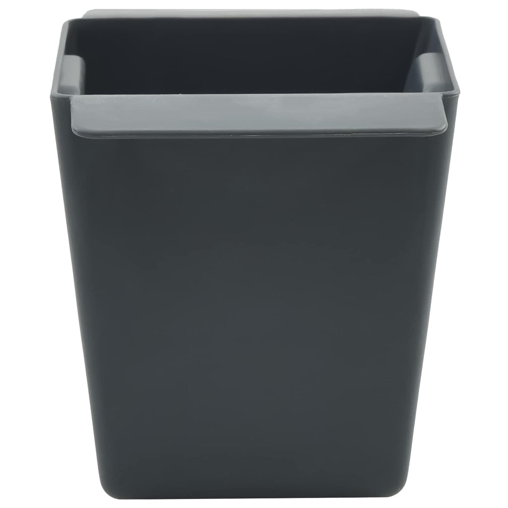vidaXL Skrzynki na kwiaty do palet euro 12 pcs Szary 13,5 x 9 x 9,5 cm