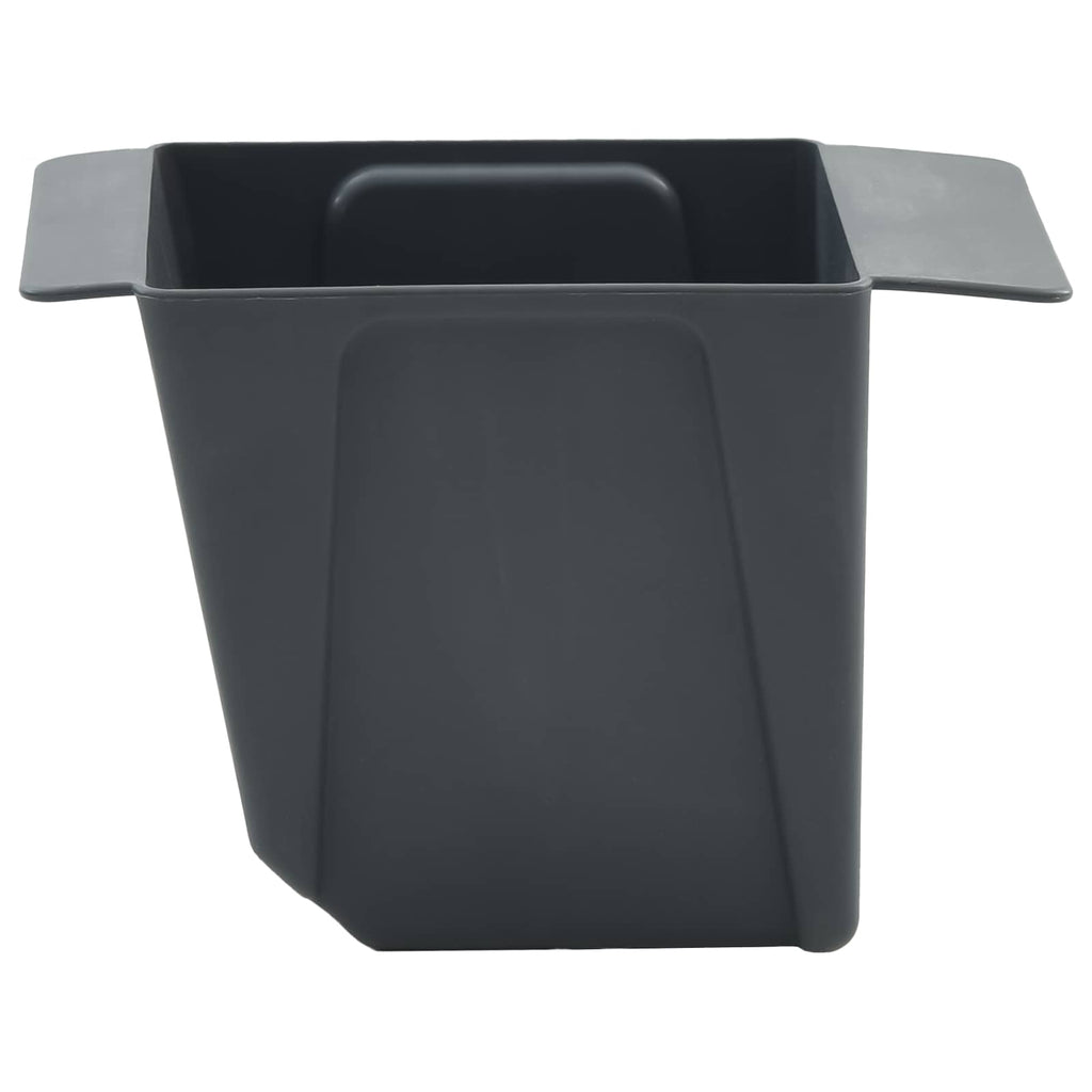 vidaXL Skrzynki na kwiaty do palet euro 12 pcs Szary 13,5 x 9 x 9,5 cm