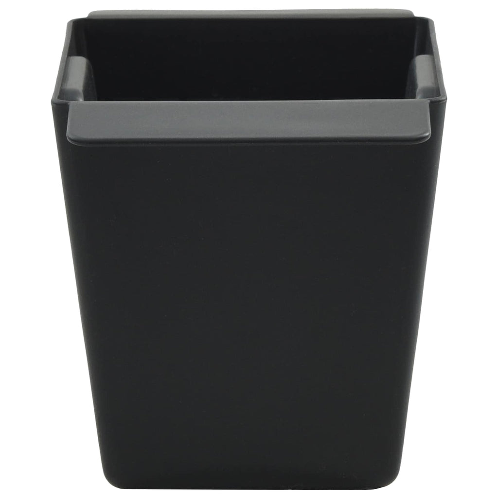 vidaXL Skrzynki na kwiaty do palet euro 12 pcs Czarny 14 x 9 x 9,5 cm