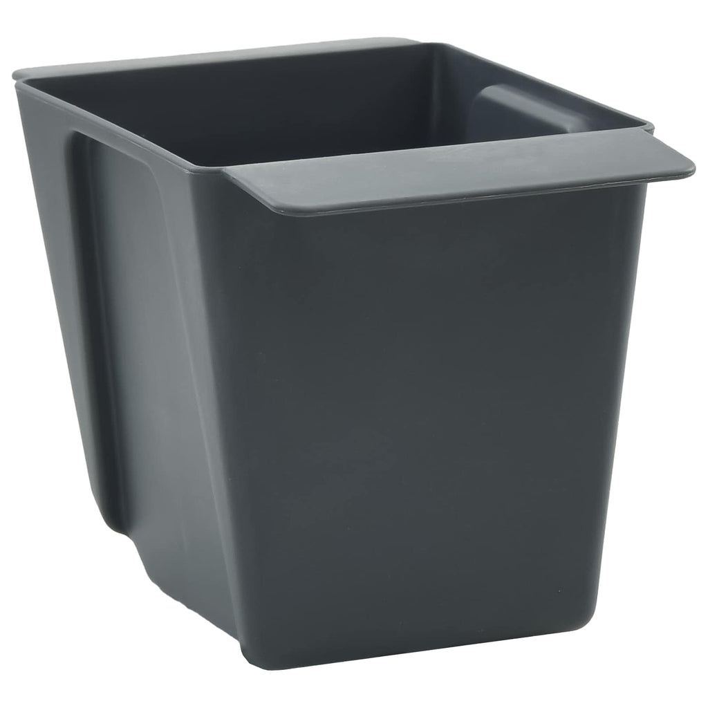 vidaXL Skrzynki na kwiaty do palet euro 24 pcs Szary 13,5 x 9 x 9,5 cm