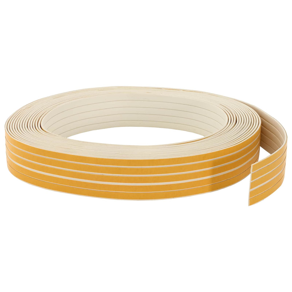 vidaXL Samoprzylepna uszczelka okienna Biały 9 x 3 mm 12 m Guma EPDM