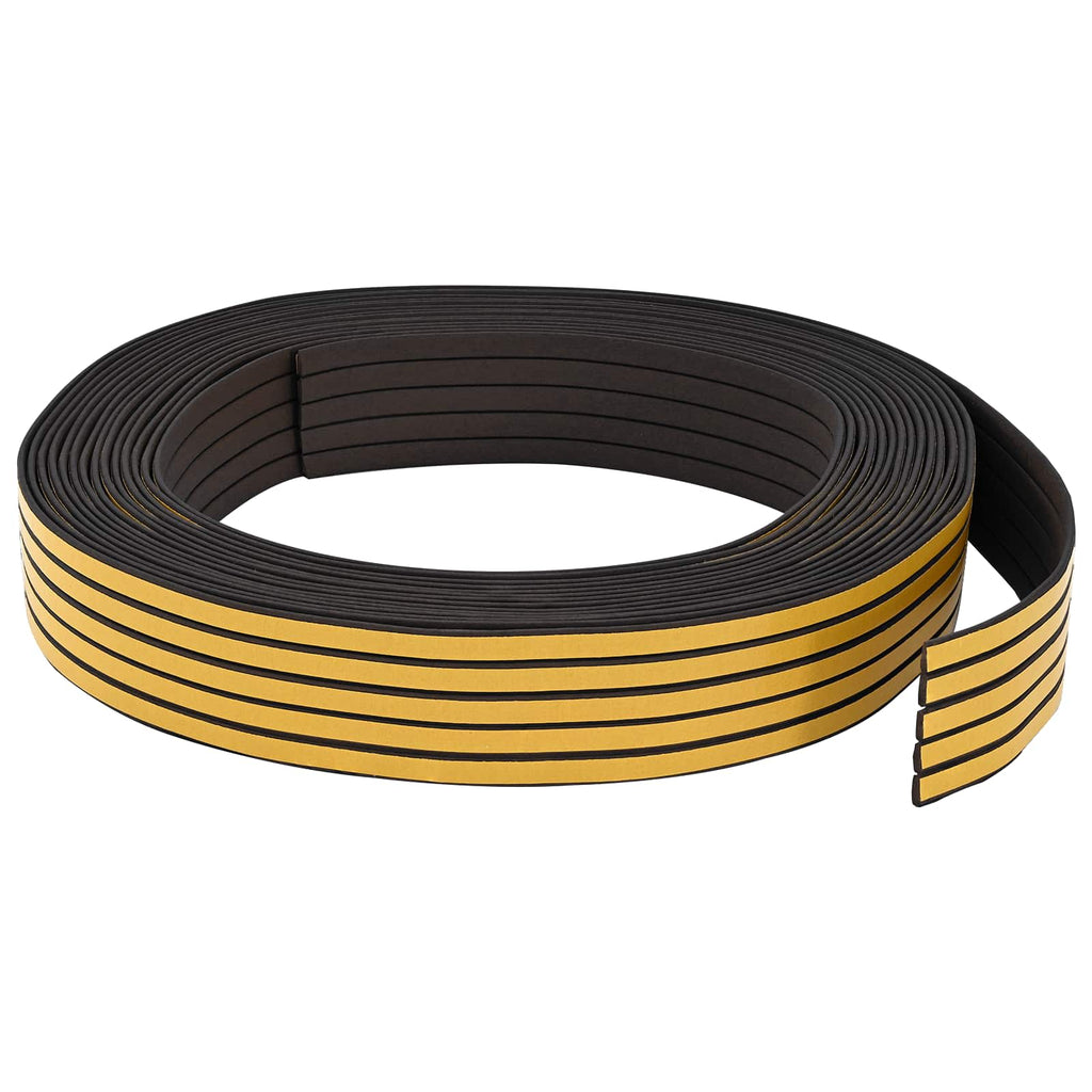 vidaXL Samoprzylepna uszczelka okienna Czarny 9 x 3 mm 100 m Guma EPDM