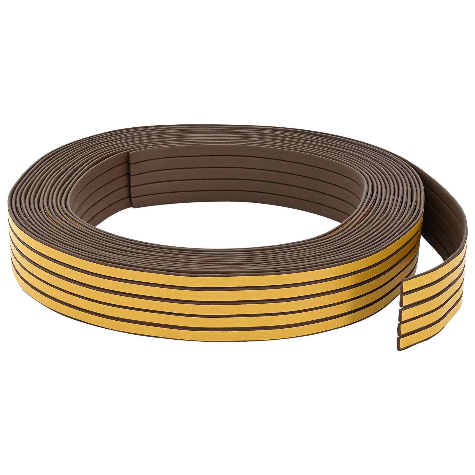 vidaXL Samoprzylepna uszczelka okienna brązowy 9 x 3 mm 12 m Guma EPDM