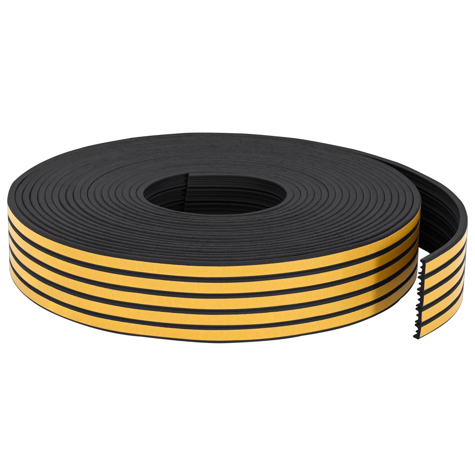 vidaXL Samoprzylepna uszczelka okienna Czarny 9 x 4 mm 100 m Guma EPDM