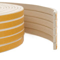 vidaXL Samoprzylepna uszczelka okienna Biały 15 x 8 mm 50 m Guma EPDM