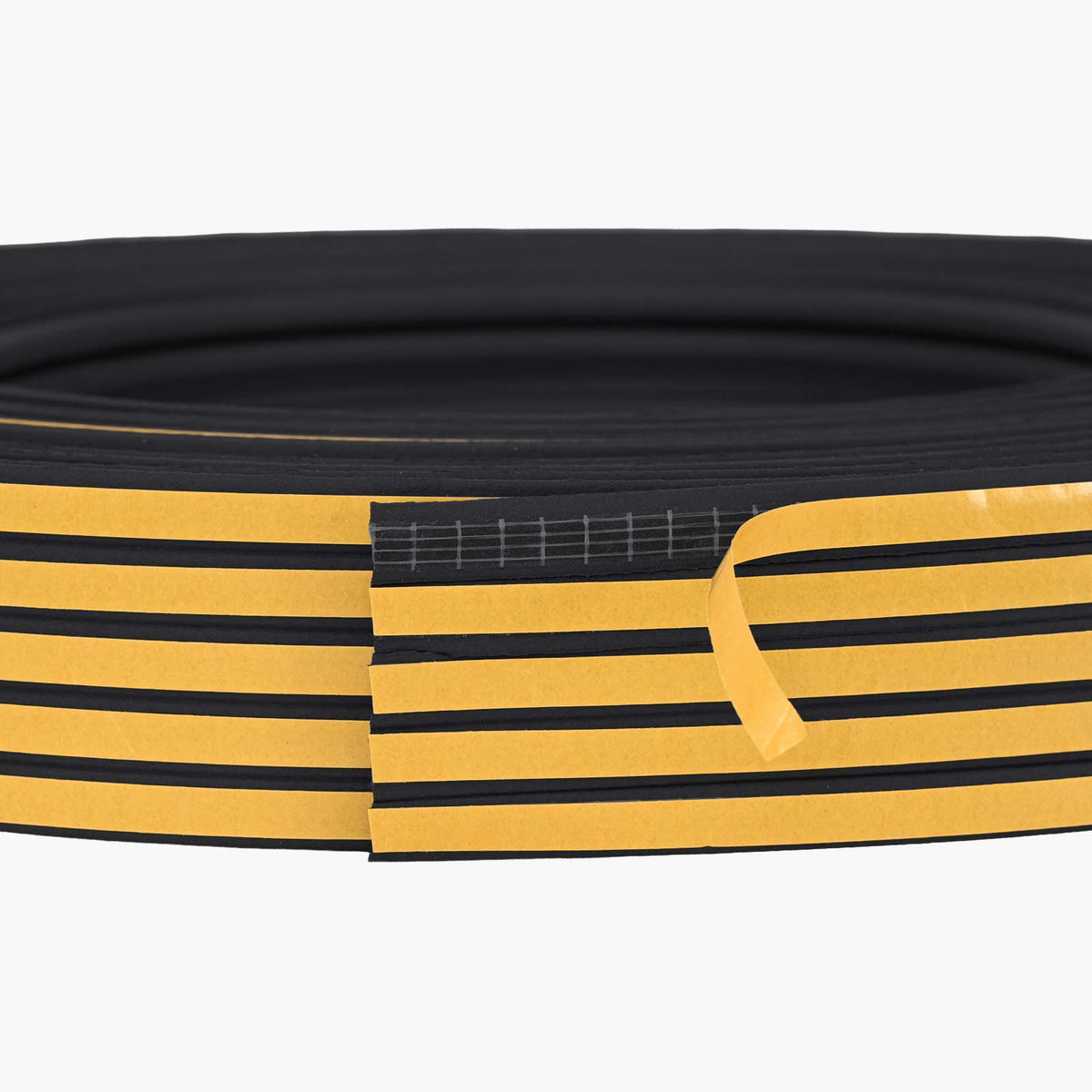 vidaXL Samoprzylepna uszczelka okienna Czarny 15 x 8 mm 50 m Guma EPDM
