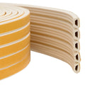 vidaXL Samoprzylepna uszczelka okienna Biały 10 x 6 mm 12 m Guma EPDM