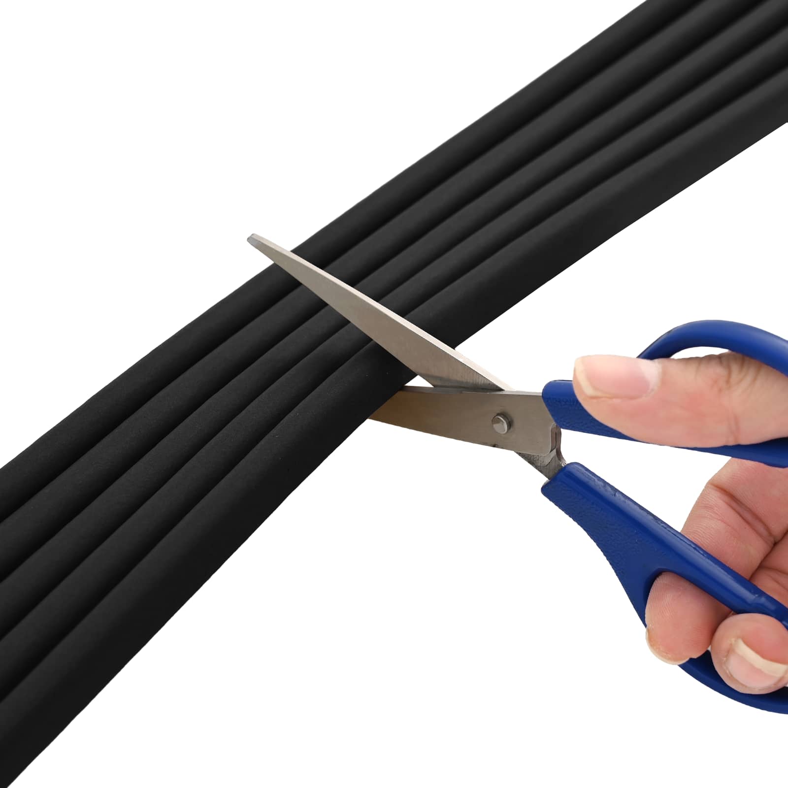 vidaXL Samoprzylepna uszczelka okienna Czarny 9 x 8 mm 50 m Guma EPDM