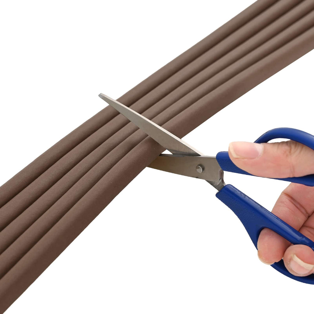 vidaXL Samoprzylepna uszczelka okienna brązowy 9 x 8 mm 12 m Guma EPDM