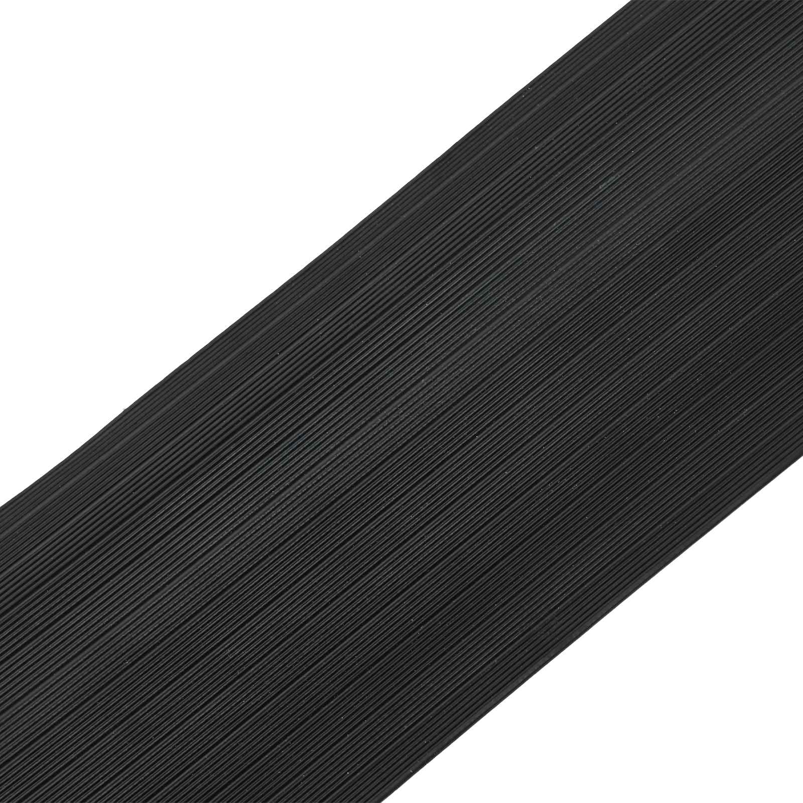 vidaXL Uszczelka podłogowa do garażu Czarny 112 x 20 mm 4 m Guma EPDM