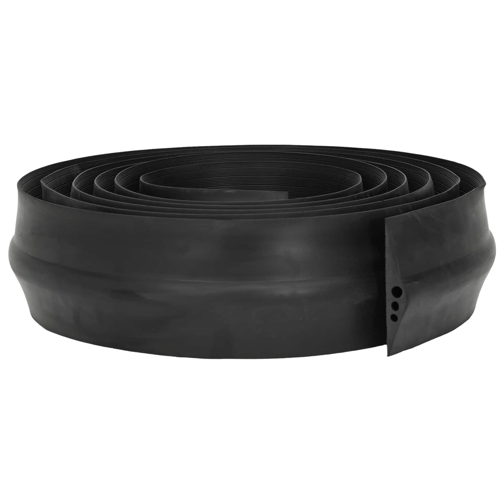 vidaXL Uszczelka podłogowa do garażu Czarny 75 x 12 mm 4 m Guma EPDM