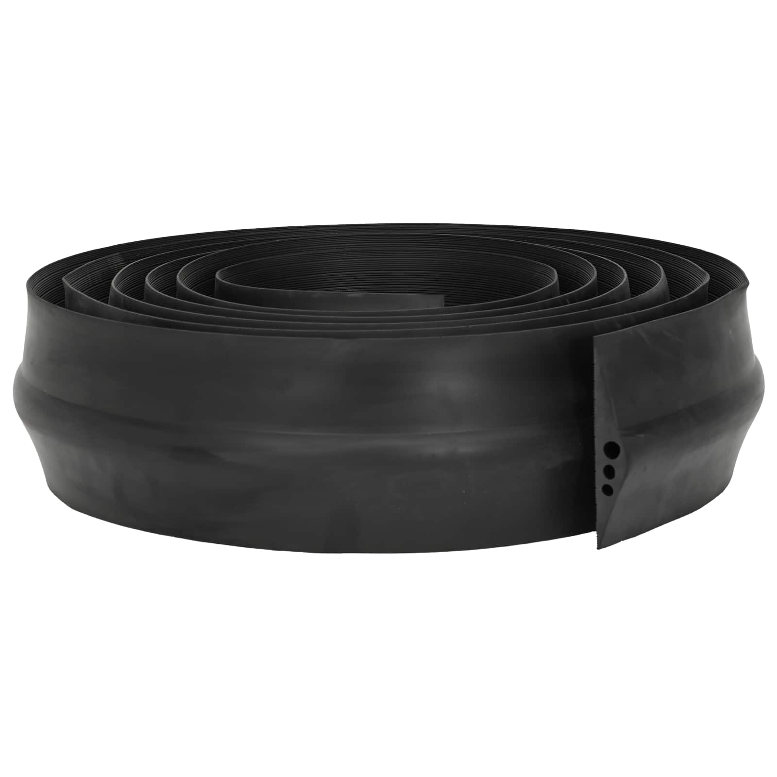 vidaXL Uszczelka podłogowa do garażu Czarny 74 x 20 mm 6,5 m Guma EPDM
