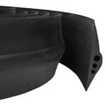 vidaXL Uszczelka podłogowa do garażu Czarny 74 x 20 mm 8 m Guma EPDM
