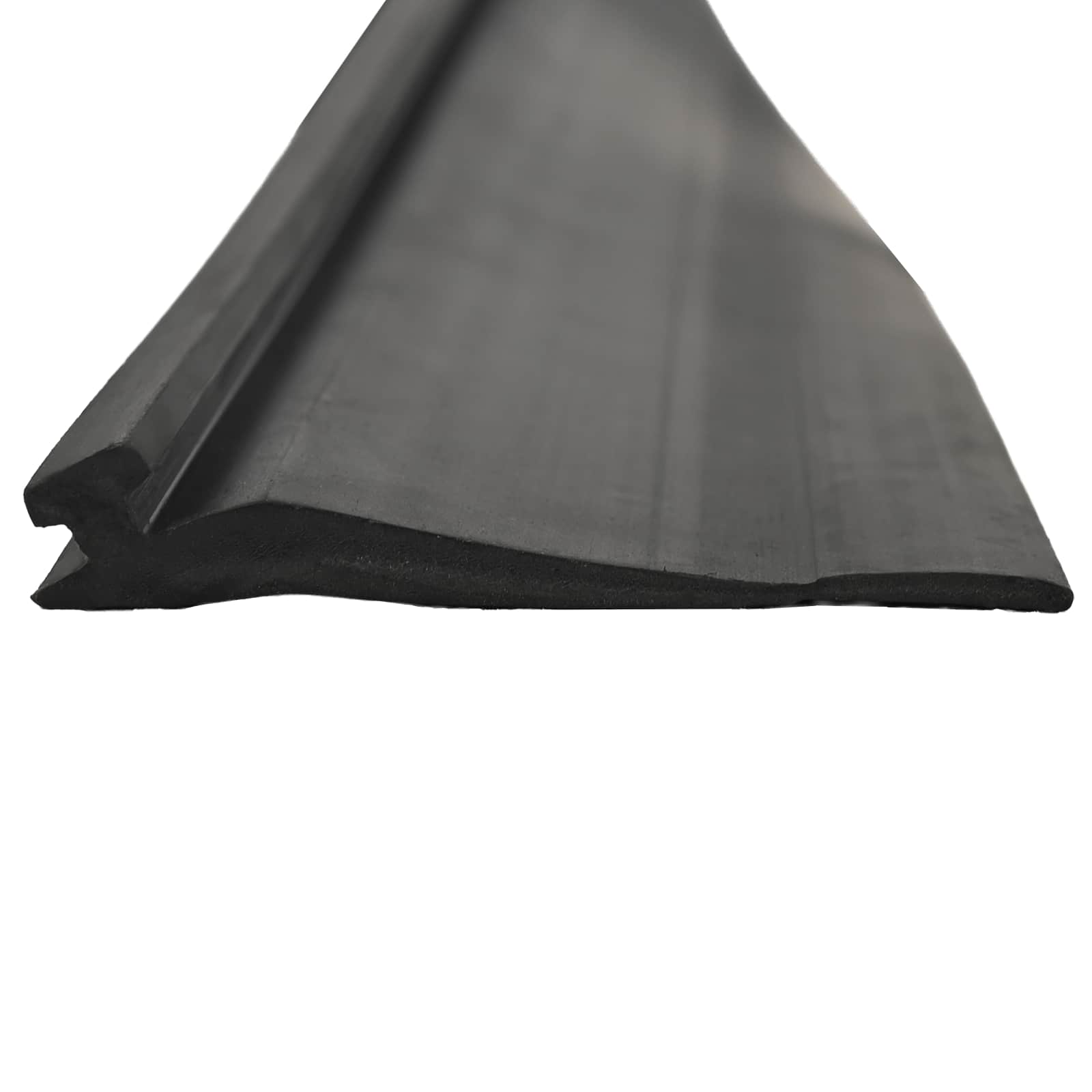 vidaXL Uszczelka drzwi garażowych Czarny 52 x 2 mm 2,5 m PVC