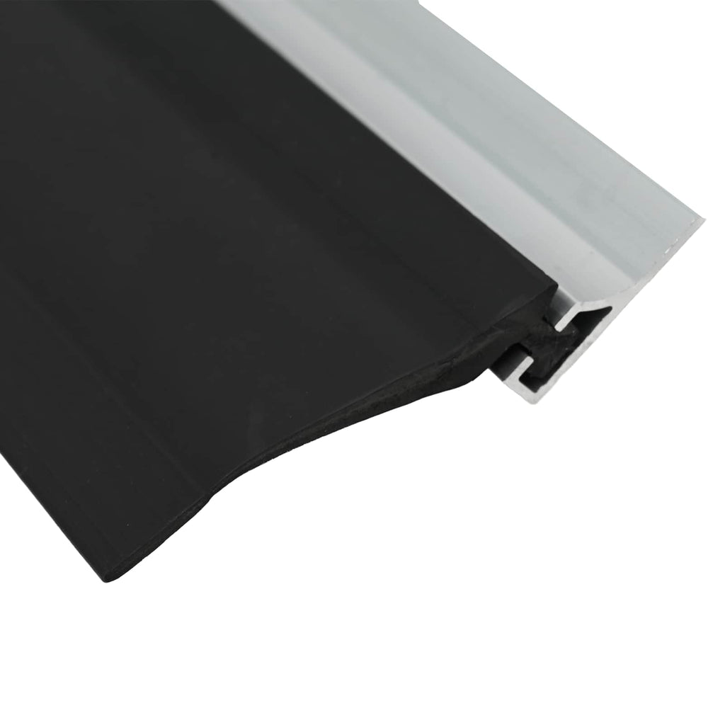 vidaXL Uszczelka drzwi garażowych Czarny 52 x 2 mm 5 m PVC