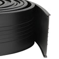 vidaXL Uszczelka drzwi garażowych Czarny 70 x 6 mm 2,5 m PVC