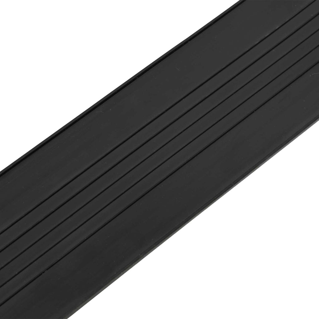 vidaXL Uszczelka drzwi garażowych Czarny 70 x 6 mm 4 m PVC