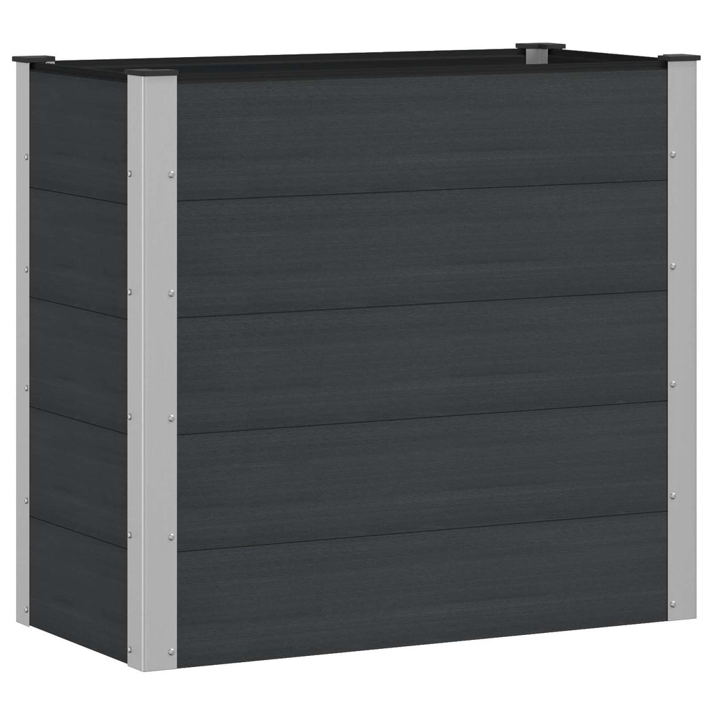vidaXL Podniesiona rabata ogrodowa Czarny 100 x 50 x 91 cm