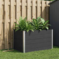 vidaXL Podniesiona rabata ogrodowa Czarny 150 x 100 x 91 cm