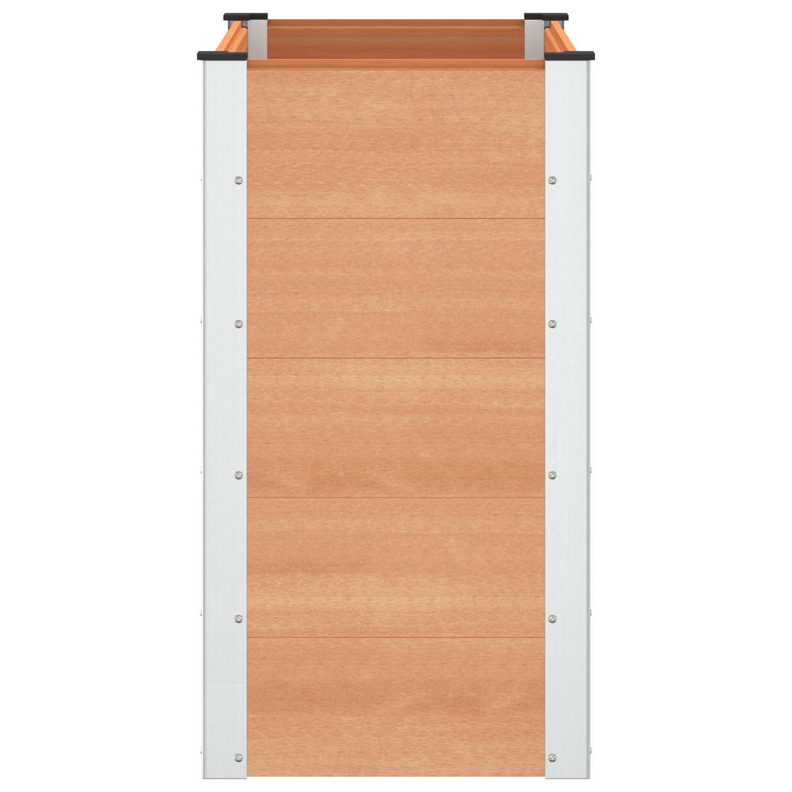 vidaXL Podniesiona rabata ogrodowa brązowy 100 x 50 x 91 cm