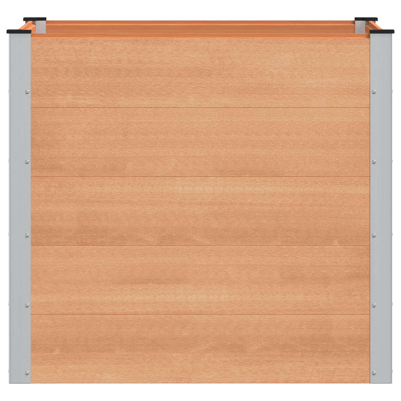 vidaXL Podniesiona rabata ogrodowa brązowy 100 x 100 x 91 cm