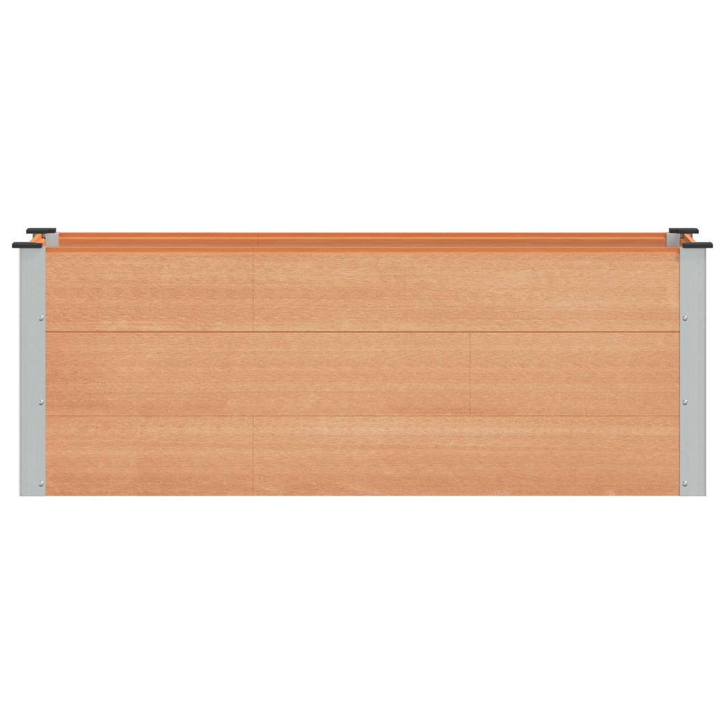 vidaXL Podniesiona rabata ogrodowa brązowy 150 x 50 x 54 cm