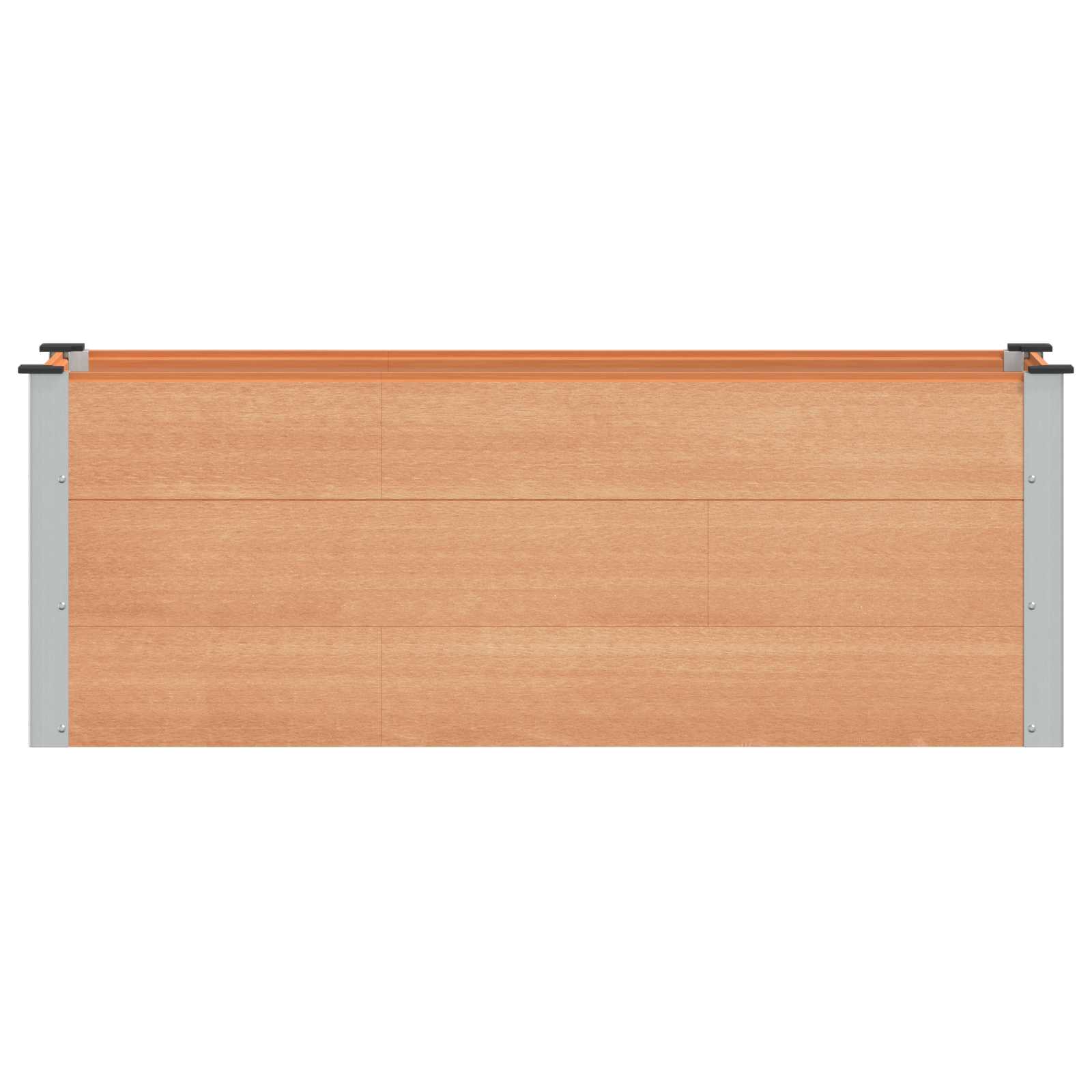 vidaXL Podniesiona rabata ogrodowa brązowy 150 x 50 x 54 cm