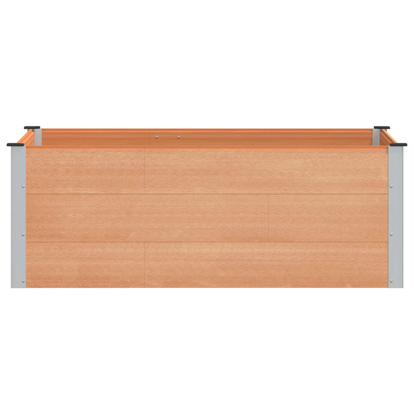 vidaXL Podniesiona rabata ogrodowa brązowy 150 x 100 x 54 cm