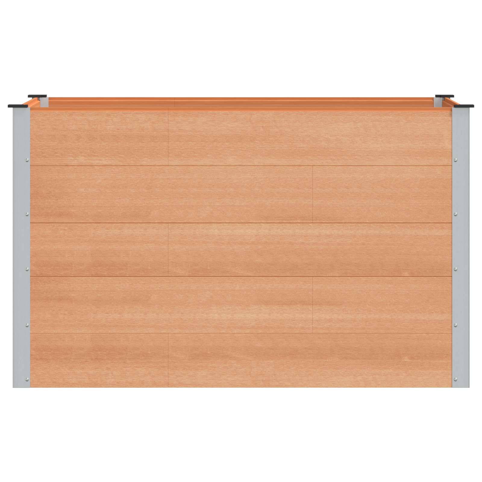 vidaXL Podniesiona rabata ogrodowa brązowy 150 x 100 x 91 cm