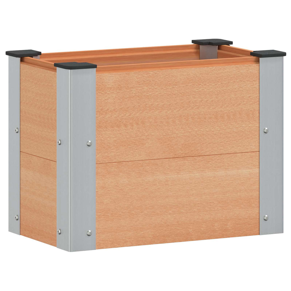 vidaXL Podniesiona rabata ogrodowa brązowy 50 x 30 x 36 cm