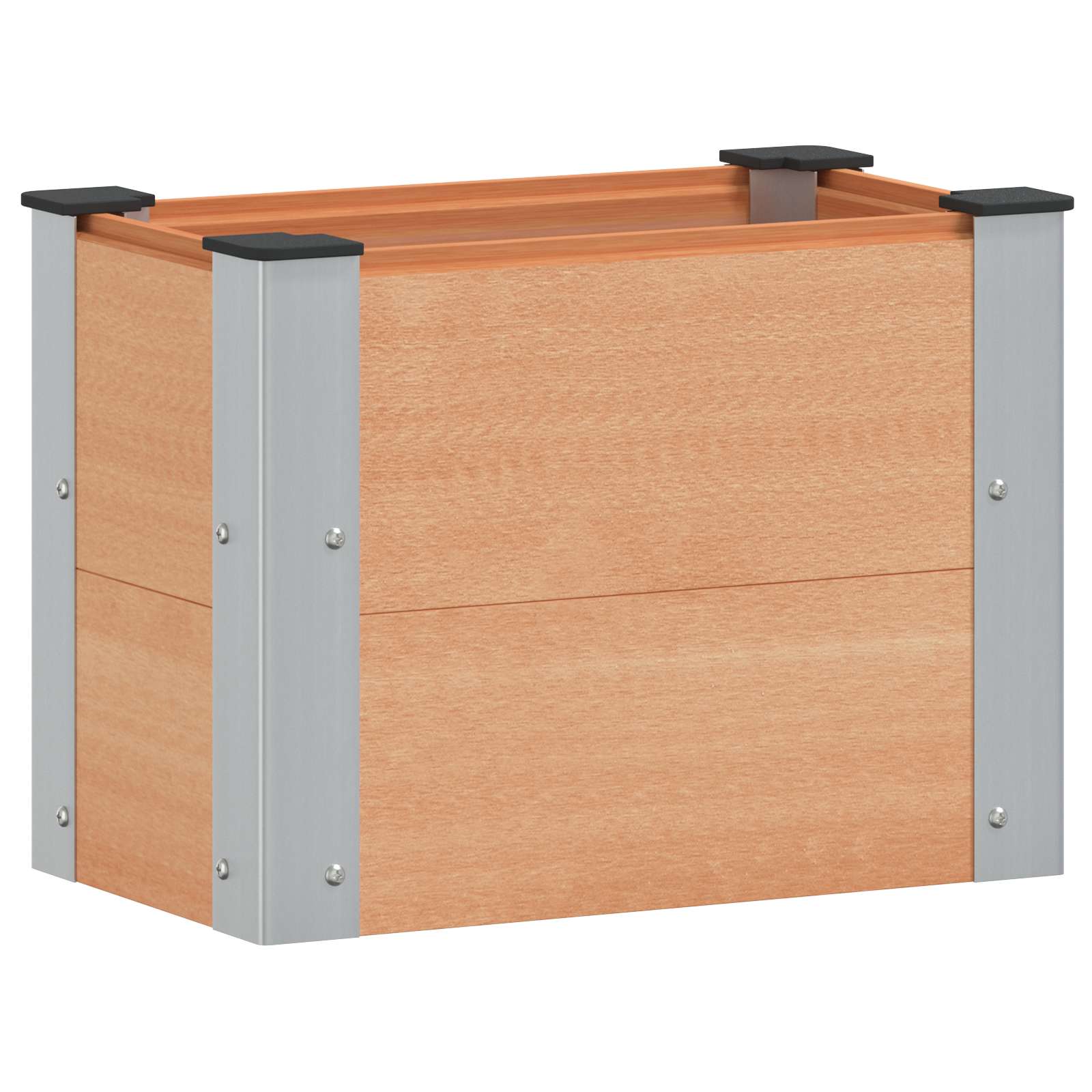 vidaXL Podniesiona rabata ogrodowa brązowy 50 x 30 x 36 cm