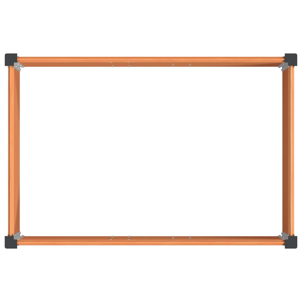 vidaXL Podniesiona rabata ogrodowa brązowy 50 x 30 x 72 cm